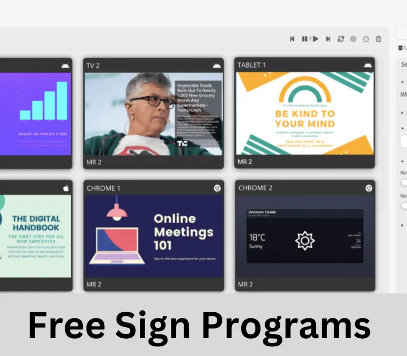 free sign programs