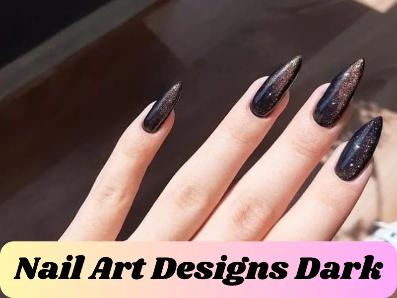 nail art designs dark