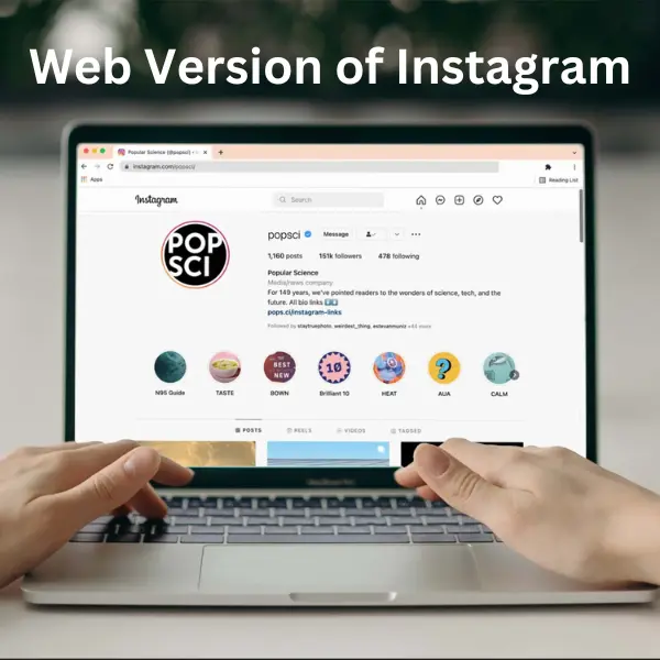 Web Version of Instagram